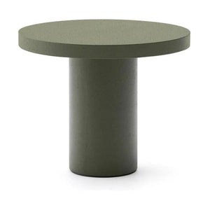 Kave Home Aiguablava tuintafel Ø90 cm cement Groen