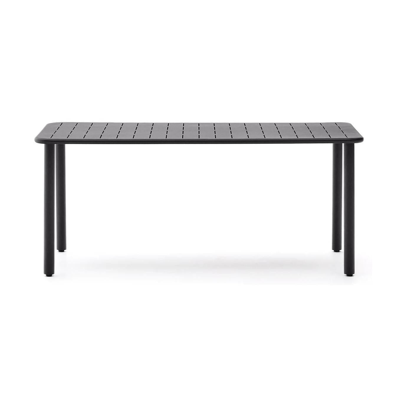 Kave Home Brai tuintafel 180x90 cm gegalvaniseerd Donkergrijs
