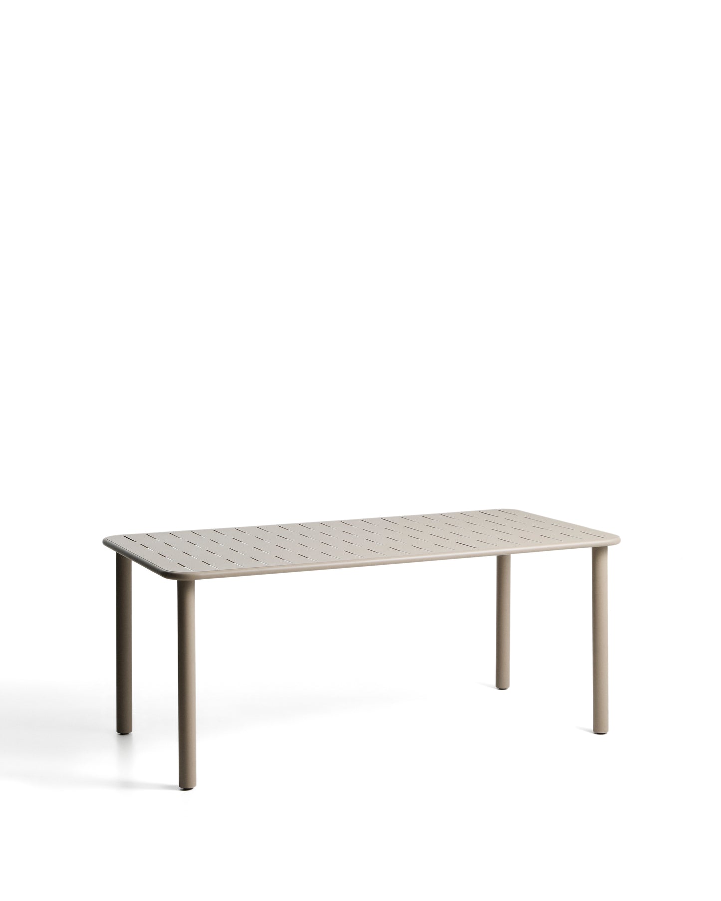 Kave Home Brai tuintafel 180x90 cm gegalvaniseerd Taupe