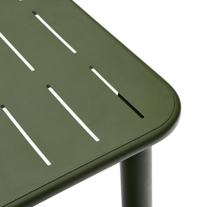 Kave Home Brai tuintafel 180x90 cm gegalvaniseerd Groen