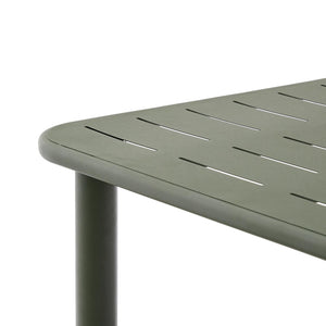 Kave Home Brai tuintafel 180x90 cm gegalvaniseerd Groen