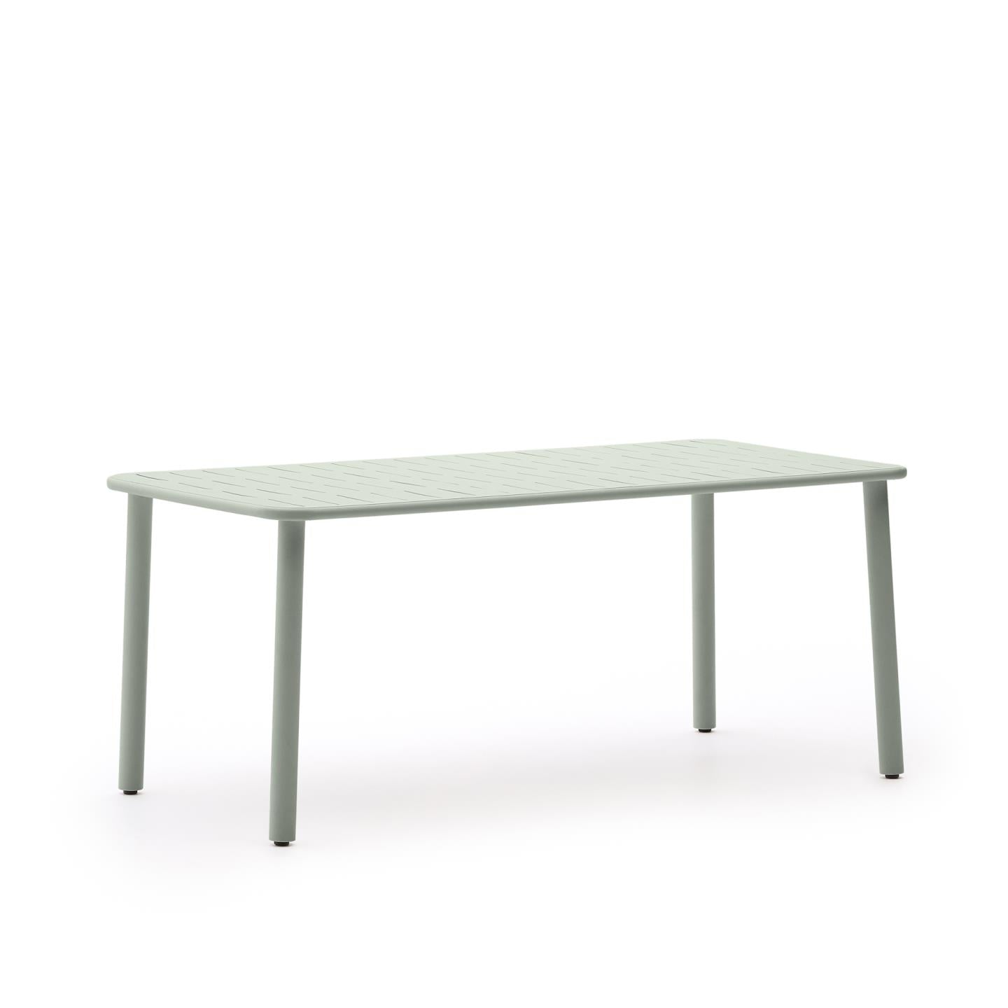 Kave Home Brai tuintafel 180x90 cm gegalvaniseerd Turquoise