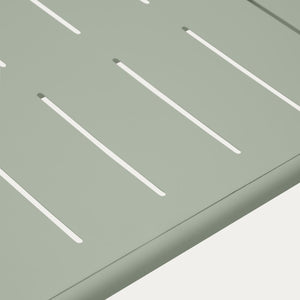 Kave Home Brai tuintafel 180x90 cm gegalvaniseerd Turquoise