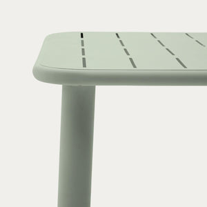 Kave Home Brai tuintafel 180x90 cm gegalvaniseerd Turquoise