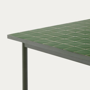 Kave Home Maurina tuintafel 182x91 cm Groen