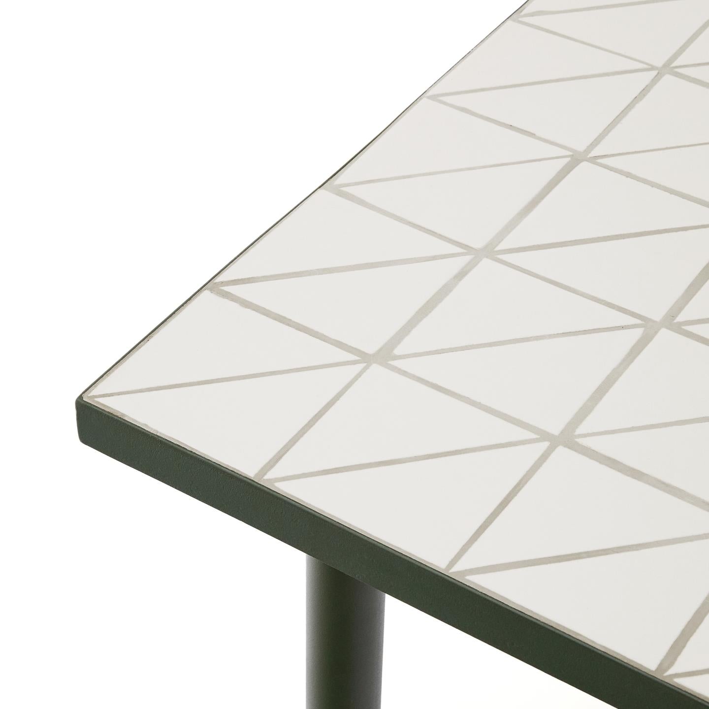 Kave Home Maurina tuintafel 223x101 cm Ecru