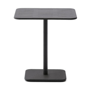 Kave Home Brai tuintafel 70x70 cm gegalvaniseerd Donkergrijs