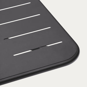 Kave Home Brai tuintafel 70x70 cm gegalvaniseerd Donkergrijs