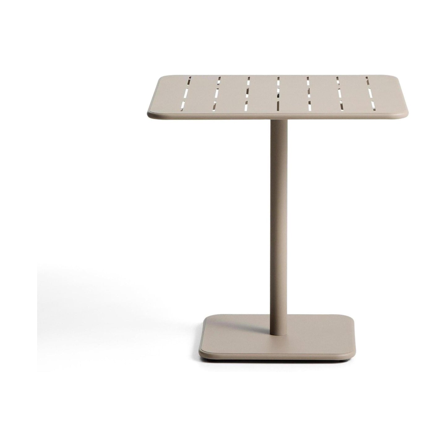 Kave Home Brai tuintafel 70x70 cm gegalvaniseerd Taupe