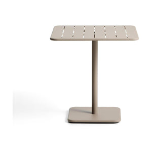 Kave Home Brai tuintafel 70x70 cm gegalvaniseerd Taupe