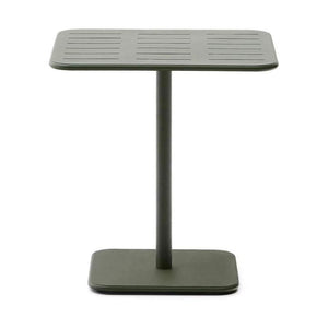 Kave Home Brai tuintafel 70x70 cm gegalvaniseerd Groen