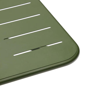 Kave Home Brai tuintafel 70x70 cm gegalvaniseerd Groen