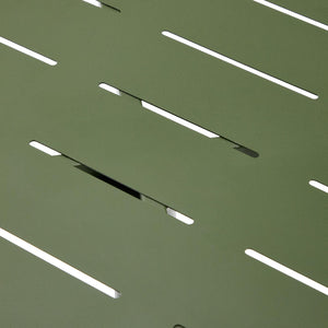 Kave Home Brai tuintafel 70x70 cm gegalvaniseerd Groen