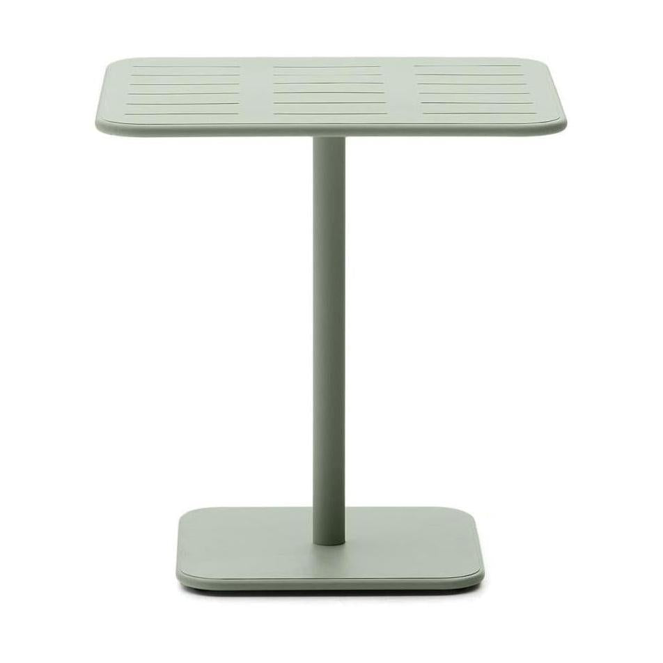 Kave Home Brai tuintafel 70x70 cm gegalvaniseerd Turquoise