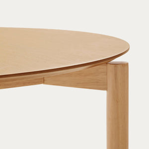 Kave Home Indara eettafel rond Ø100 cm Naturel