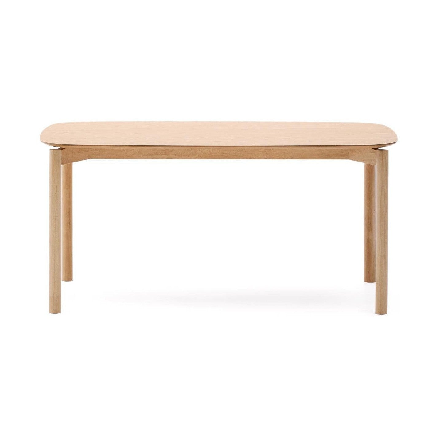 Kave Home Indara eettafel rechthoekig 160x90 cm Naturel