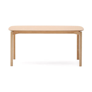 Kave Home Indara eettafel rechthoekig 160x90 cm Naturel