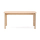 Kave Home Indara eettafel rechthoekig 160x90 cm Naturel
