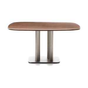 Kave Home Melvar eettafel 150x150 cm walnoot