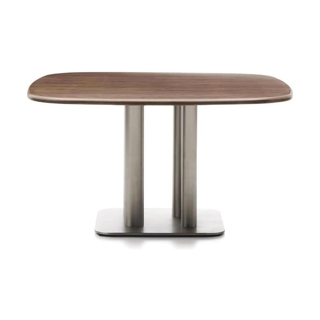 Kave Home Melvar eettafel 121x121 cm walnoot
