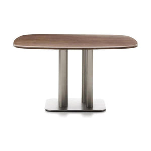 Kave Home Melvar eettafel 121x121 cm walnoot