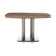Kave Home Melvar eettafel 121x121 cm walnoot