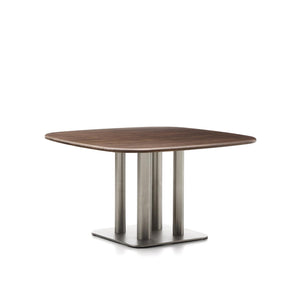 Kave Home Melvar eettafel 121x121 cm walnoot