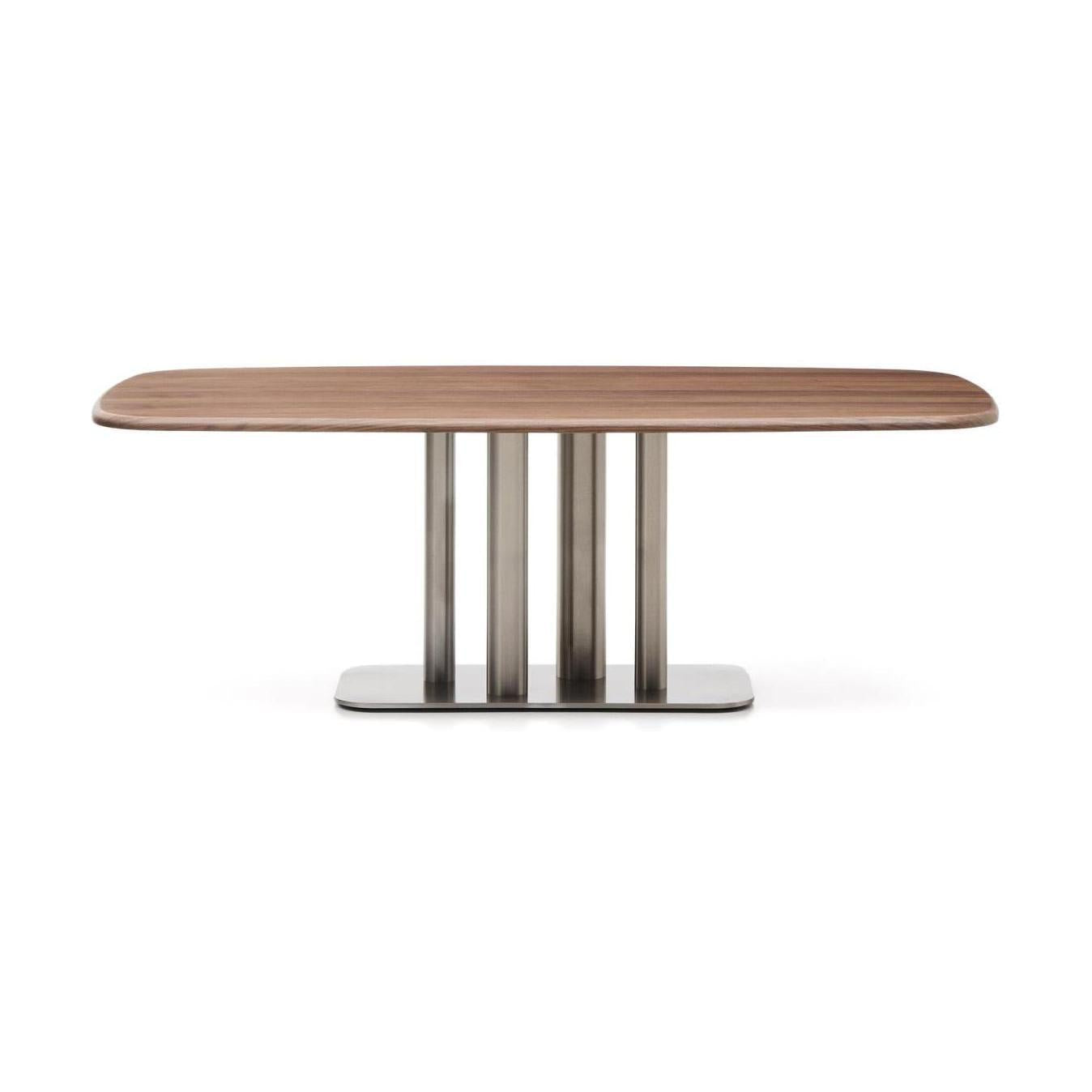Kave Home Melvar eettafel 220x110 cm walnoot