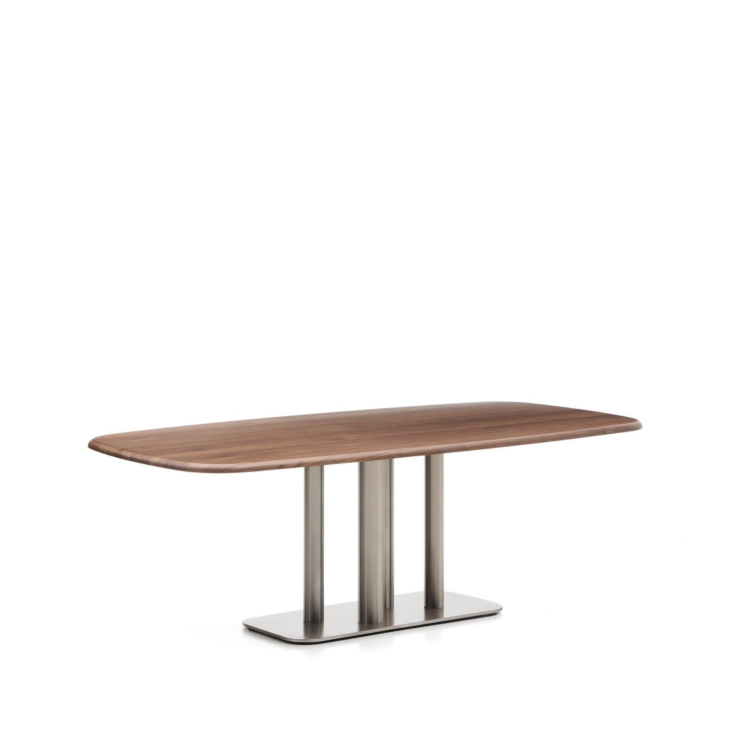 Kave Home Melvar eettafel 220x110 cm walnoot