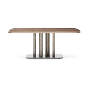 Kave Home Melvar eettafel 180x100 cm walnoot
