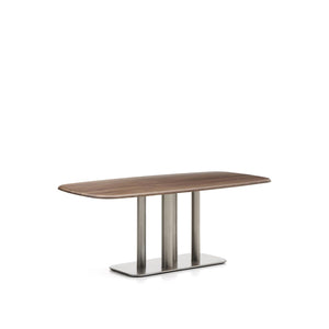Kave Home Melvar eettafel 180x100 cm walnoot