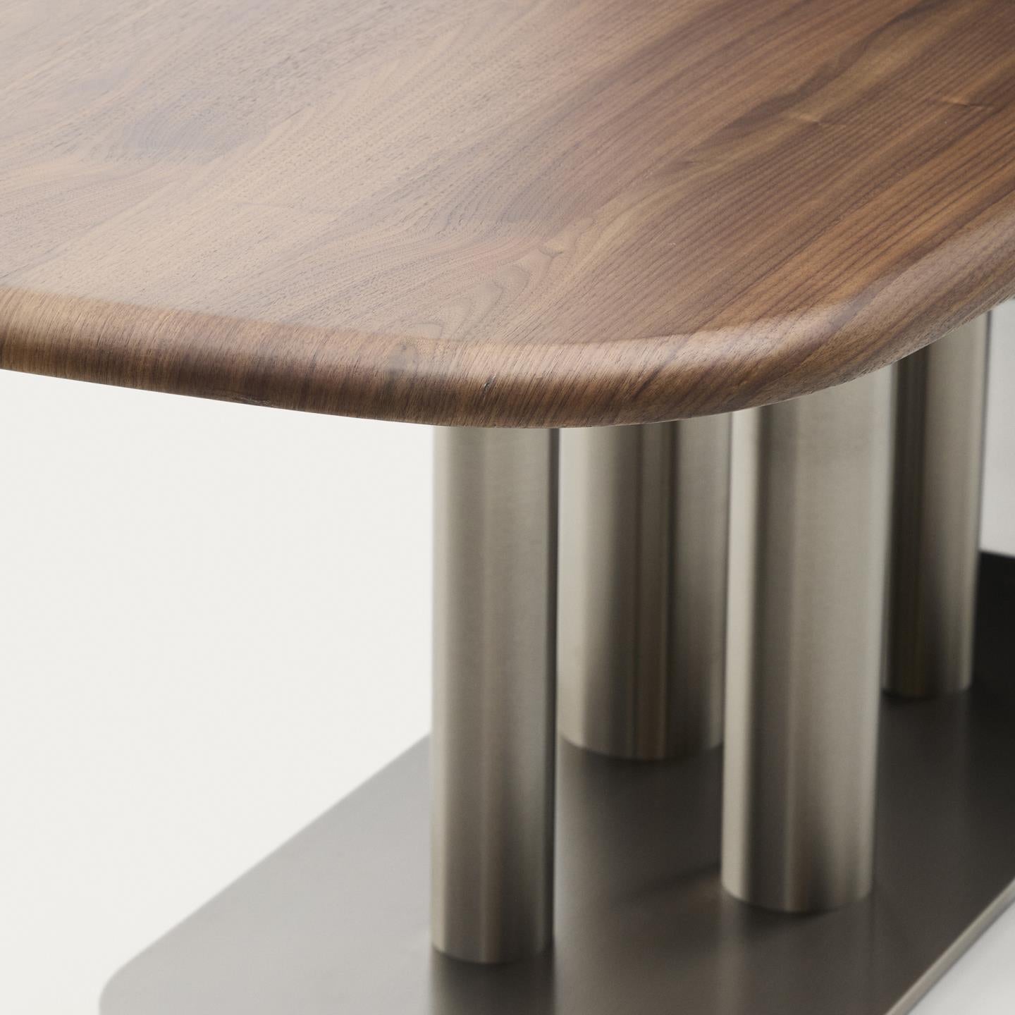 Kave Home Melvar eettafel 180x100 cm walnoot