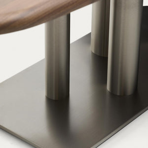 Kave Home Melvar eettafel 180x100 cm walnoot