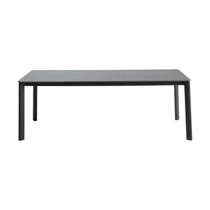 Kave Home Anafi tuintafel 220x100 cm Grafiet