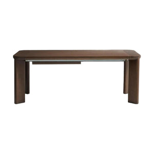 Kave Home Jondal eettafel uitschuifbaar 200(286)x100 cm eiken fineer Noten