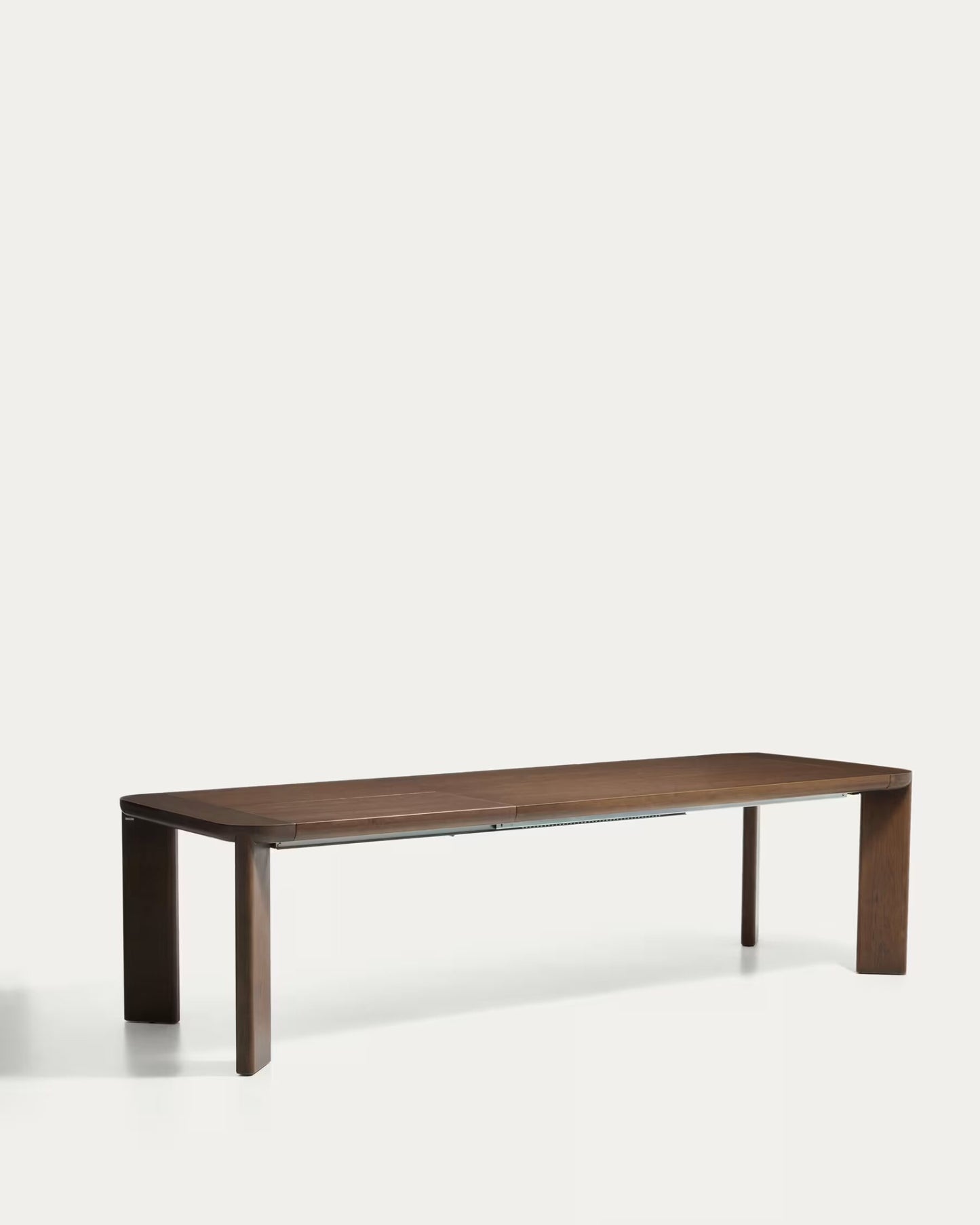Kave Home Jondal eettafel uitschuifbaar 240(320)x100 cm eiken fineer Noten