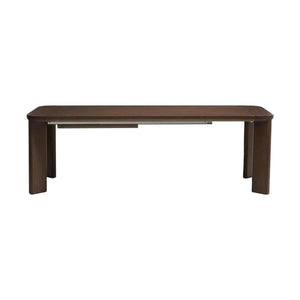 Kave Home Jondal eettafel uitschuifbaar 240(320)x100 cm eiken fineer Noten