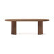 Kave Home Nealy eettafel 240x100 cm walnoot