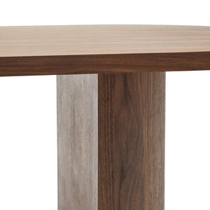 Kave Home Nealy eettafel 240x100 cm walnoot