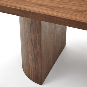 Kave Home Nealy eettafel 240x100 cm walnoot