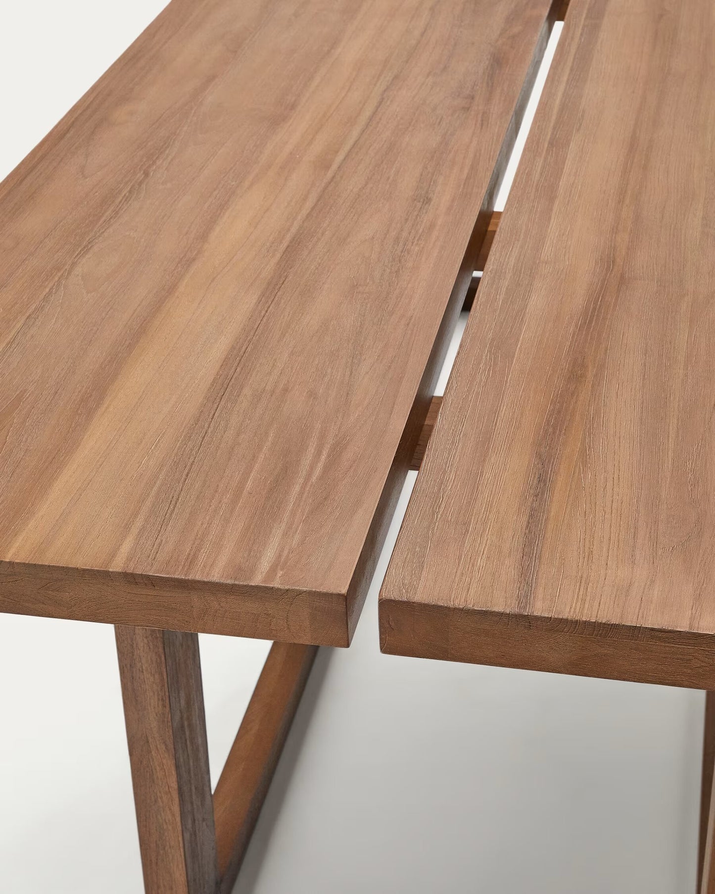 Kave Home Sashi eettafel 220x110 cm teakhout Bruin