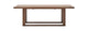 Kave Home Sashi eettafel 220x110 cm teakhout Bruin
