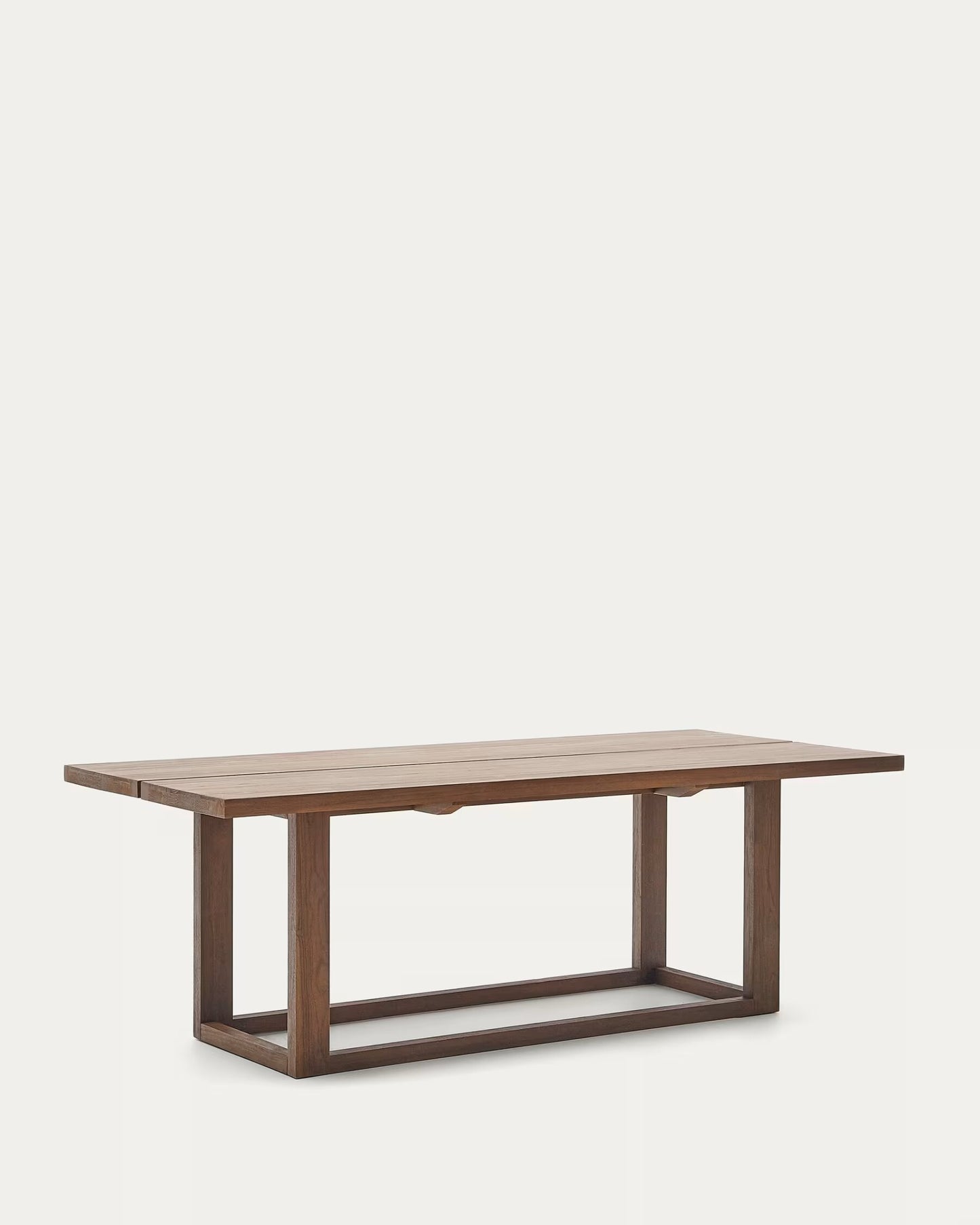 Kave Home Sashi eettafel 220x110 cm teakhout Bruin