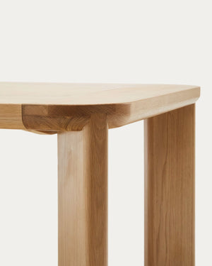 Kave Home Jondal eettafel uitschuifbaar 240(320)x100 cm eiken fineer Naturel