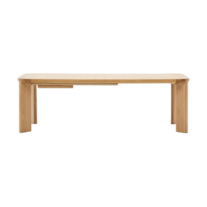 Kave Home Jondal eettafel uitschuifbaar 240(320)x100 cm eiken fineer Naturel