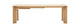 Kave Home Jondal eettafel uitschuifbaar 240(320)x100 cm eiken fineer Naturel