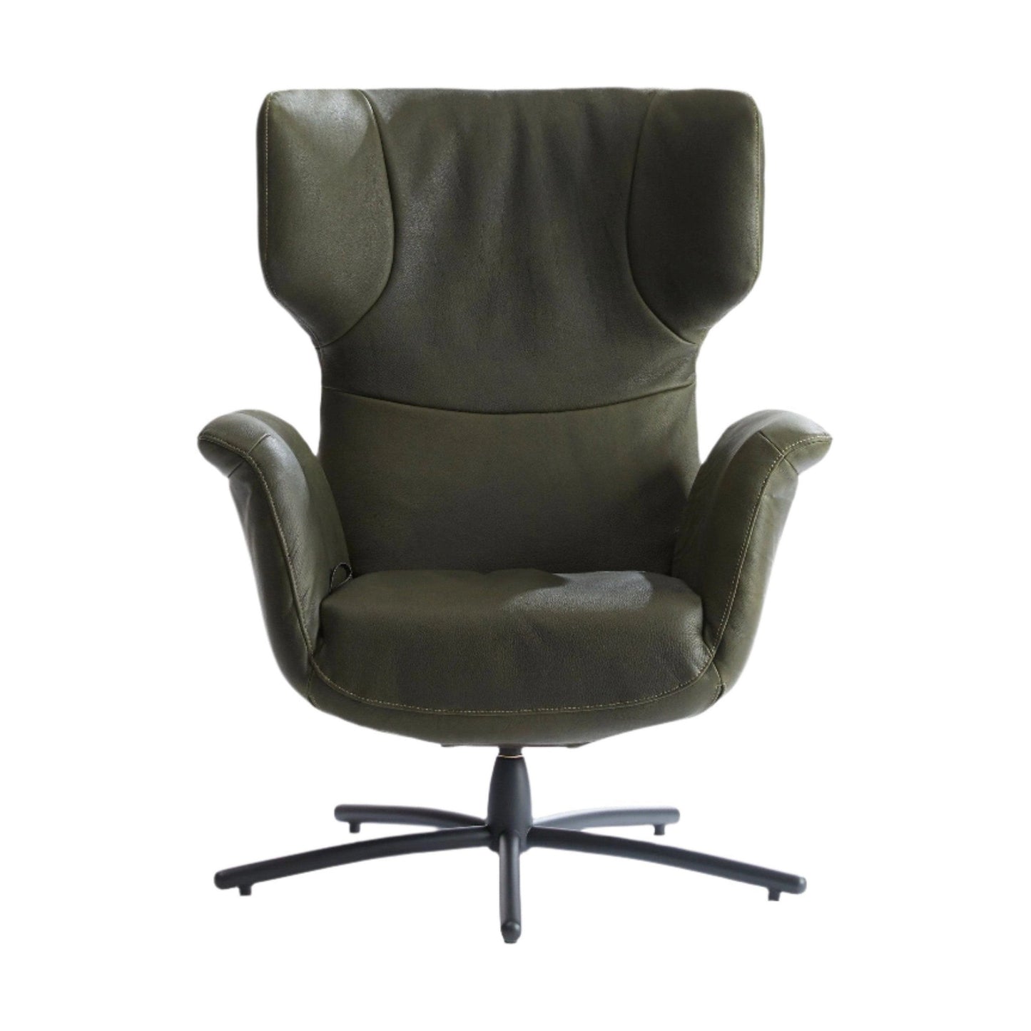 LABEL Vandenberg First Class fauteuil leder Grijs