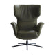 LABEL Vandenberg First Class fauteuil leder Grijs