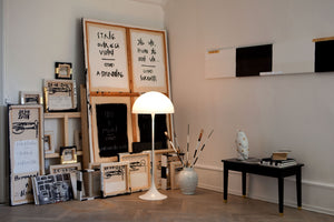 Louis Poulsen Panthella vloerlamp White Opal