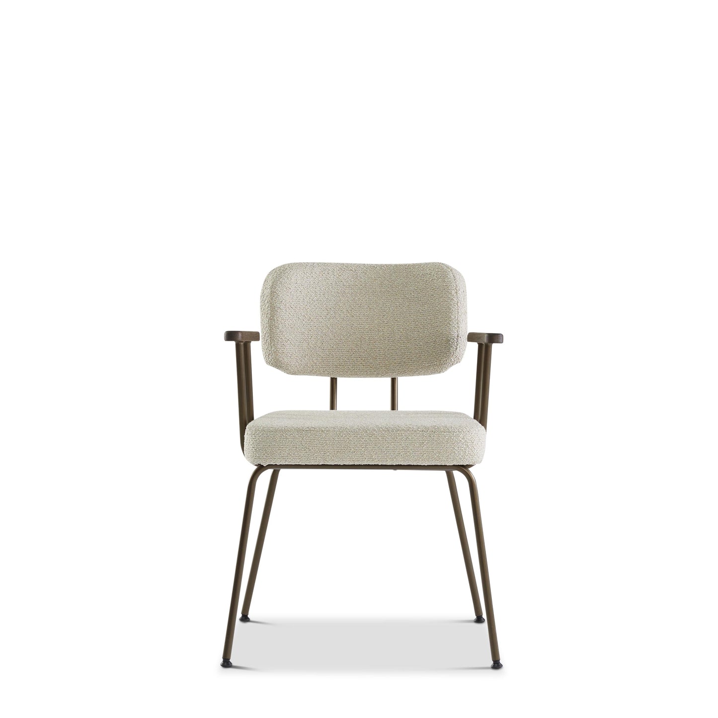 Dyyk Ted eetkamerstoel arm smoke anodic brown Rhythm Naturel